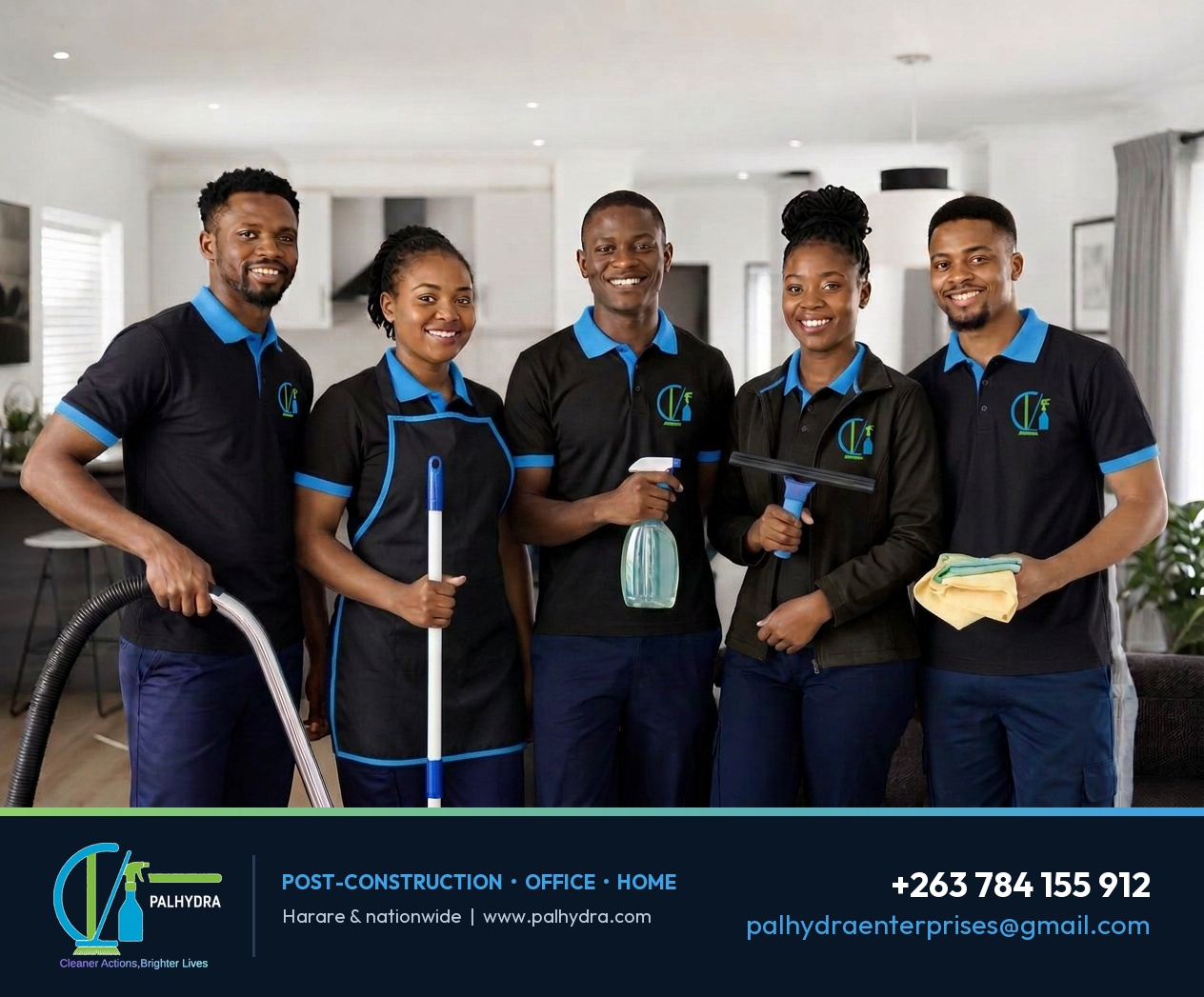 The Palhydra cleaning team